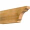 Ekena Millwork Pescadero Rough Sawn Rafter Tail, Western Red Cedar, 4"W x 12"H x 32"L RFT04X12X32PEC00RWR - alternate 1